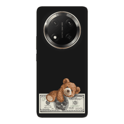 Honor Magic 7 Lite Money Style Black Colored Silicone TPU Θήκη
